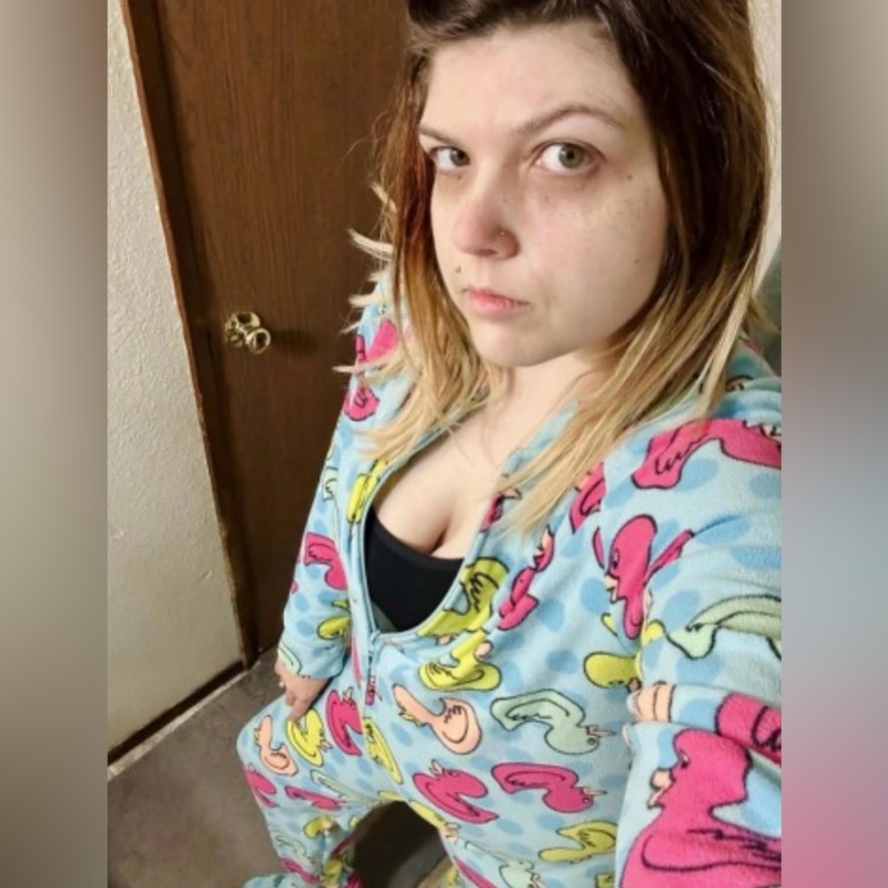Euc Joe Boxer rubber Duck Print Onesie pjs